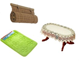 Скатерти, коврики, жалюзи