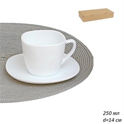 Чайный набор 12 предметов 250 мл белый FXB220 карт 00008717