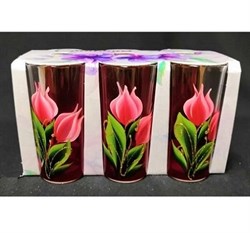 Стакан Художка тонированный набор 6 штук 230 мл 00002689