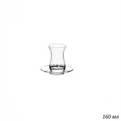Стаканчик для чая с блюдцем 160 мл 00010373 - фото 34616