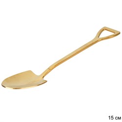 Ложка десертная штыковая лопата золото / LH-47 - фото 44631