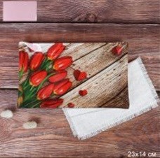 Блюдо прямоугольное 23x14 см S322314 DD436 коробка 00013207