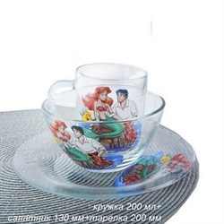 Набор 3 предмета Детс (кружка+салатник+тарелка) пл 00010920 - фото 47826