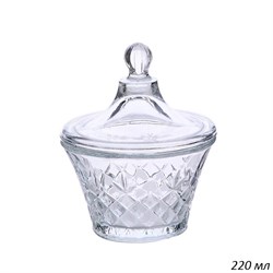 7335 Сахарница Calvin 220 мл d=100, h=130 мм /1х24 00014148 - фото 49123