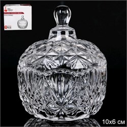 Сахарница 280 мл боченок резная / A-0015 /уп 48/ 00015447