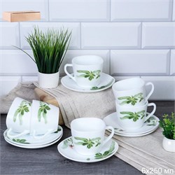 Чайный набор 12 предм 250 мл GRAY-FXB220/12 (6750) 00015777