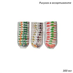 Пиала 300 мл Цветы микс d=110 мм, h=60 мм 2 сорт 00016317 - фото 57820