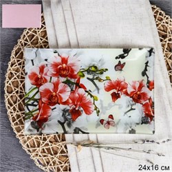 Блюдо прямоугольное 24x16 см / S322416 Р050 GREY 00016598