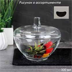 Сахарница СИМПАТИЯ d=140, h=63 мм Деколь в подарке 00005882 - фото 60373