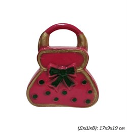 Копилка Сумочка 17х9х19 см цвета микс 00017110 - фото 61472