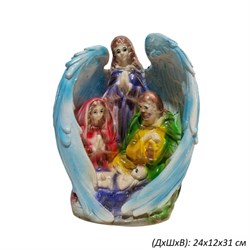 Статуэтка Рождество цветная 24х12х31 см 00017203 - фото 61494