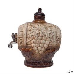 Бочка для вина Виноград шамот/уп.5 шт/ 00017358 - фото 61846