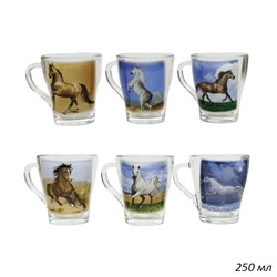 Кружка 1649 Кони микс /1х20/ 250 мл 00017646 - фото 62898