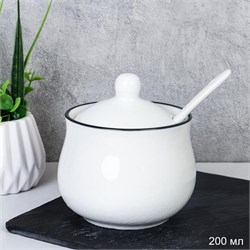Сахарница с ложкой 200 мл Кант / TY-624 /уп 6/120/ 00017739 - фото 63167