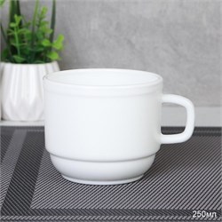 Кружка 250 мл форма Офис штабелируемая FB250(white 00017780 - фото 63303