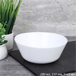 Салатник 280 мл 110 мм Евро белый / NNW45T(WHITE) 00017808 - фото 63308