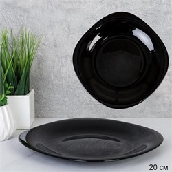 Тарелка квадратная 200 мм черная BNFP80T (Black) 00017797 - фото 63325