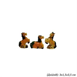 Статуэтка Лошадка 3х1,5х3,5 см микс /1х48/ 00016807 - фото 63793