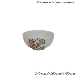 Салатник 240 мл деколь микс/ BGB-552 /уп 12/ 00017685 - фото 63932