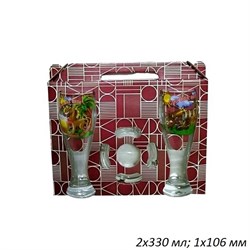 Подарочный набор Лошади (2 бокала 0,33л+пепельница 00017980 - фото 64206