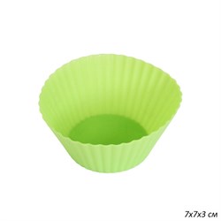 Форма для выпечки кексов 7х3 см / GF-627 / зеленая 00018030 - фото 64231
