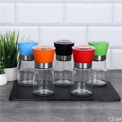 Мельница для специй и соли 13 см с крышкой/ W-456 00018239 - фото 64865