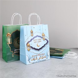 Пакет подарочный набор 12 штук 27х21х11см M381-3/4 00018321