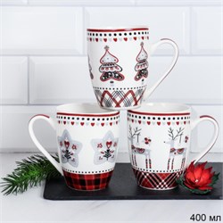 Кружка новогодняя 400 мл / FG8220 /уп 72/ 00018326