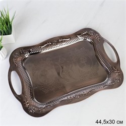 Поднос прямоугольный 43х30 см металл R-339 /уп 50/ 00018359