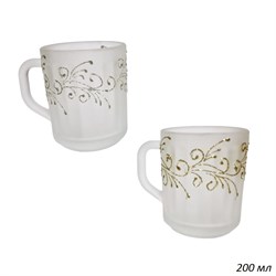 Кружка 1335 Матовый узор 200 мл в гофре /1х20/ 00017707