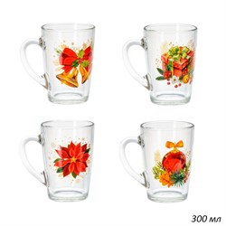 Кружка 1334 Новый год 300 мл в гофре /1х20/ 00017660