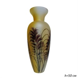 Ваза 9114 Художка напольная стеклянная h=50 см 00018365
