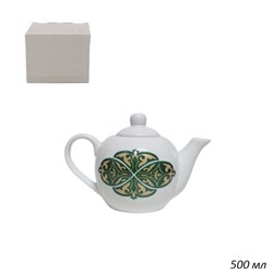 Чайник заварочный 500 мл B3TP Орнамент зелёный 00018402