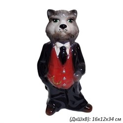 Копилка Кот буржуй 16х12х34 см керамика 00018423