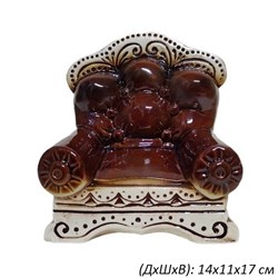 Копилка Кресло 14х11х17 см керамика 00018427