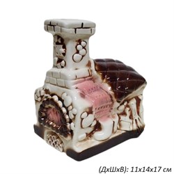 Копилка Печка 11х14х17 см керамика 00018425