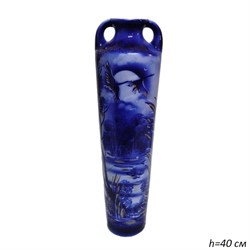 Ваза Греческая большая гжель 40 см 00018431