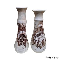 Ваза Шамот с золотом большая микс 39-41 см 00018430