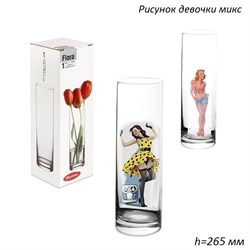 Ваза 43767 Девочки микс h=265, d=75 мм /1х12/ 00018492