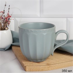 Кружка 350 мл с Гранями / RK-369 /уп 45/ Капучино 00018499