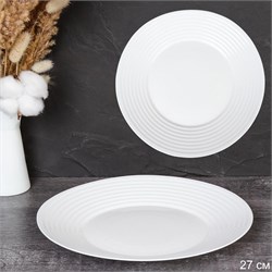 Тарелка обеденная 270 мм Риф белый FLWENP105 00018493