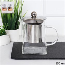 Чайник заварочный 350 мл квадратная форма / A350 / 00018553