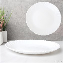 Тарелка обеденная 215 мм Классика белая / LHP-85 00018313