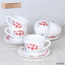 Чайный набор 12 предм 220 мл GRAY-GB220/12 (6755) 00018611