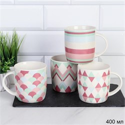 Кружка 400 мл Геометрия / P005 /уп 72/ 00018603
