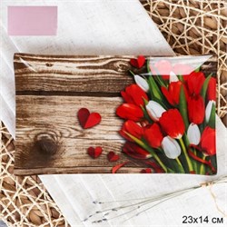 Блюдо прямоугольное 23x14 см / S322314 DD437 GREY 00018658