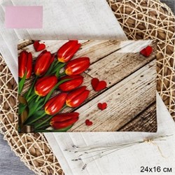 Блюдо прямоугольное 24x16 см / S322416 DD436 GREY 00018660