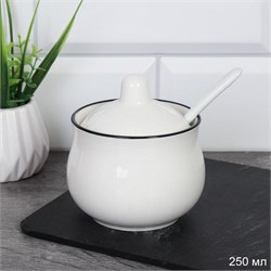 Сахарница с ложкой 250 мл / EWQ-24 /уп 120/ 00018651