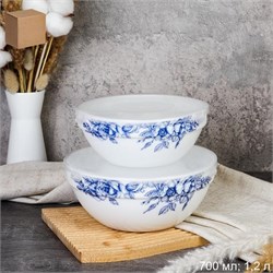 Салатник с крышкой 2 предмета / GRAY-SW2A (7367) 00018743