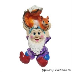 Белка на гномике 25х23х48 см 00018752